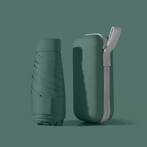 Parapluie pliant pour femme, moderne, mini-capsule Eva, manuel, protection UV, coupe-vent, cadeau personnalisé - Product Image 1