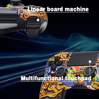 Nouvelle manette sans fil 2025 avec gyroscope 6 axes, pavé tactile et double vibration pour PS4, PC, Windows 7/8