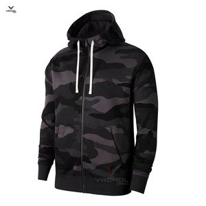 Diseño personalizado de los hombres de estilo de vida de algodón de lana Sudadera con capucha de poliéster de peso pesado gimnasio ajustado sudadera patrón impreso OEM sudadera - Product Image 1