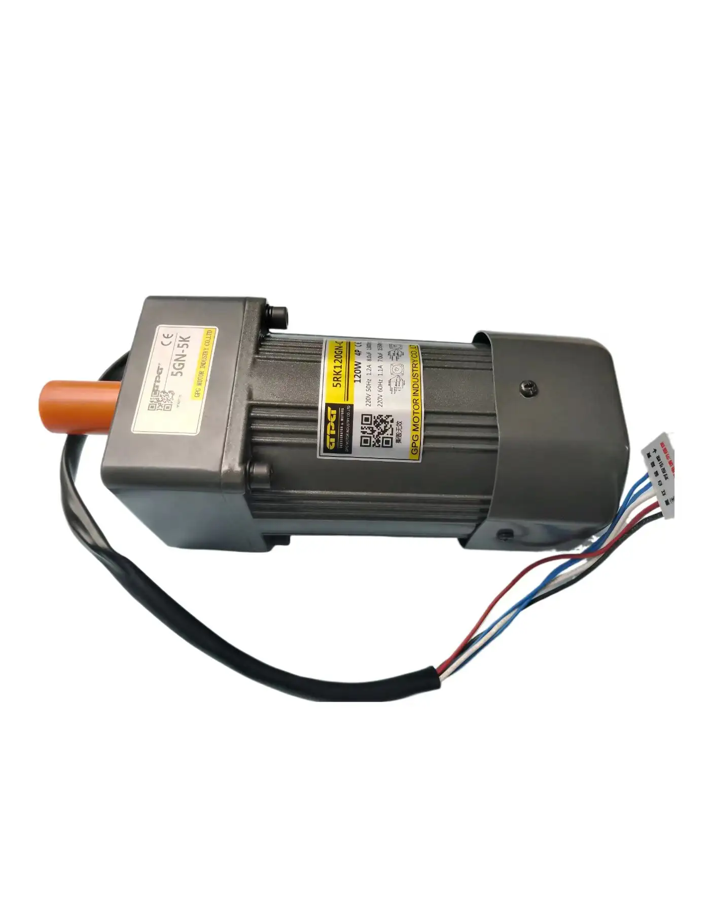 Motor de regulación de velocidad GPG 5GN-5K de alta calidad, motor de reducción de engranajes de CA, motor de velocidad variable de 220V/380V