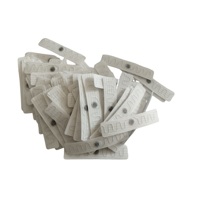 Étiquette RFID UHF résistante aux hautes températures, étiquette RFID imperméable réutilisable pour le contrôle du linge et des vêtements dans les systèmes de blanchisserie