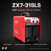 Machine à souder à l'arc DC à onduleur ZX7-315LS, portable, MMA, double tension 220V/380V, force d'arc réglable de 1 à 100A