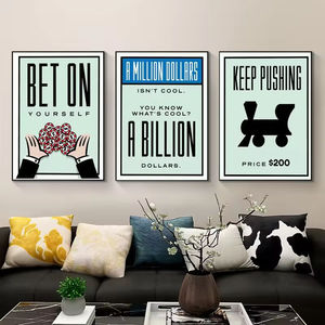 Động lực trích dẫn hối hả trên tất cả các từ thành công Poster alec độc quyền bức tranh vải tường nghệ thuật in trang trí nhà - Product Image 6