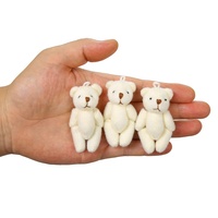 Mini ours en peluche mignon 4/5/6CM, promotion en gros pas cher, jouet doux mignon ours en peluche porte-clés en peluche