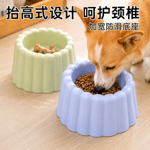 Daoge – bol pour animaux de compagnie en matériau PP bleu, 15.9x13.8x8.5 Cm, pour chiens et chats, bol d'eau pour l'alimentation, conception anti-basculement - Product Image 2