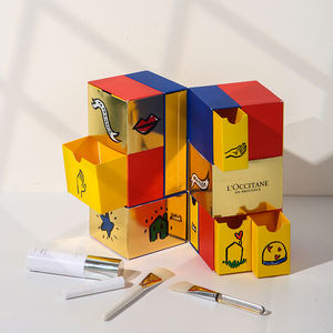 Personalizza confezione <span class=keywords><strong>regalo</strong></span> di lusso confezione personalizzata con Logo in carta cubo magico scatola a forma di cassetto per <span class=keywords><strong>regalo</strong></span> - Product Image 1