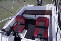 Perahu 17 kaki untuk peralatan perjalanan air keluarga motor elektrik dan minyak pilih 30-90 HP untuk multi tampilan penjualan terbaik