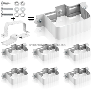 <span class=keywords><strong>Kit</strong></span> complet de gouttière et de descente d'eau en aluminium facile à installer, système de drainage complet pour la construction de maisons neuves - Product Image 2