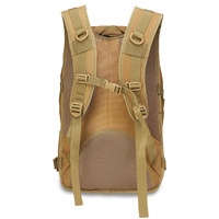 35L haute densité 900D Oxford imperméable kaki réglable sac à dos doublure en polyester fermeture éclair sac à dos tactique