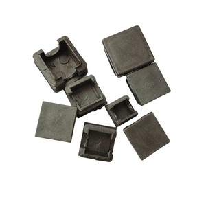 Plastic Square Tube Plug Leg <b>Protection</b> Pad Black Anti Slip For Furniture Chair <b>Table</b> Foot Inserts - Product Image 5