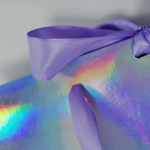 Papel de arte láser especial para Boutique, venta al por mayor, venta al por mayor, bolsa de papel holográfico - Product Image 4