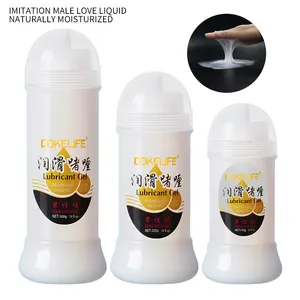 Cokelife pelumas Putih berbasis air Semen untuk Gel mudah dibersihkan pelumas untuk Anal Oral Amp Vagina seks erotik pelumas