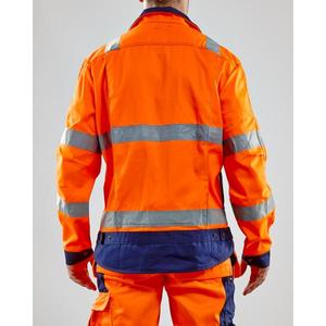 BLAKLADER - 402318045389XS <b>Hi</b>-<b>Vis</b> <b>jacket</b> <b>Orange</b>/Navy blue - EAN 7330509313459 <b>HI</b>-<b>VIS</b> WORKWEAR - Product Image 3