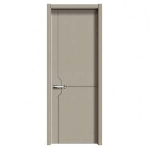 Fabricant de Foshan, porte intérieure en bois de haute qualité, design d'intérieur, porte en contreplaqué, porte plate, finition mélamine, pour projet - Product Image 1