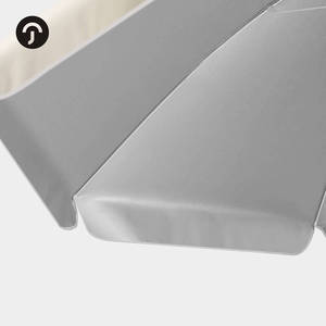 Sombrilla de protección <span class=keywords><strong>solar</strong></span> doble para exterior grande <span class=keywords><strong>con</strong></span> control manual, diseño moderno y elegante para uso comercial en la playa o el patio - Product Image 4