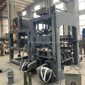 Máquina Automática de Alta Precisión <span class=keywords><strong>HF</strong></span> QT6-15 para Fabricación de Bloques de Cemento Huecos, Línea de Producción de Ladrillos de Hormigón con Bomba PLC de Presión Hidráulica - Product Image 1
