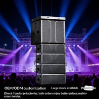 Haut-parleurs Line-Array en bois haute puissance pour extérieur, enceintes de scène suspendues, audio professionnel 220V pour événements de grande envergure, culture et tourisme