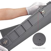 Tapis de travail magnétique personnalisé de grande taille 45x30cm, meilleur tapis en silicone résistant à la chaleur pour la réparation de cellules électroniques, outil de réparation de soudure BGA
