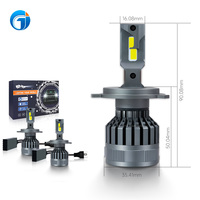 Luces LED JG Q18 de 180W para Faros Delanteros de Automóvil H1 H8 H11 Canbus 30000LM, Bombilla para Automóvil Canbus 9005 9006 H7 H4, Sistemas de Iluminación Automotriz