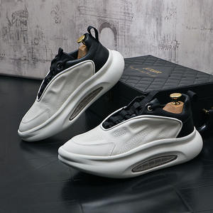 Nuevos Zapatos Deportivos de Plataforma de Cuero PU Personalizados de Alta Calidad, Zapatos Casuales para Hombre, Clásicos, Transpirables y Suaves - Product Image 3