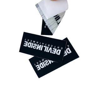 Nhà Máy Tùy Chỉnh Tự Dính Dệt Vải Nhãn Dán Nhãn - Product Image 1