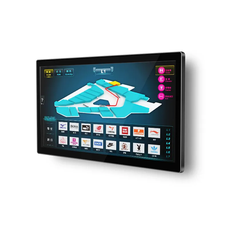 Touch Screen Monitor Industria Large Touch Screen Panel Wall Mount Industrial Capacitive 24 32 43 55 Touch Monitor