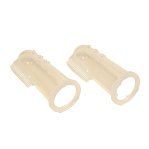 Haodi mềm Silicone lông bàn chải đánh răng cho trẻ sơ sinh có tay cầm bằng nhựa cho trẻ sơ sinh sử dụng tại nhà - Product Image 4