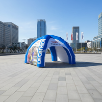 Auvent d'événements événement publicitaire salon commercial extérieur dôme Gazebo auvent pour exposition extérieure tente publicitaire gonflable araignée