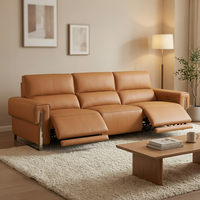 Luxuriöses Doppel-Elektrisches Liegesofa 2-Sitzer Elektrisch Verstellbares Sofa Stilvolles Design Komfortabler Sitz für Wohnzimmer Villa