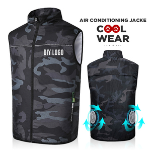 Ropa con aire acondicionado, protector solar de verano, ropa de aire acondicionado, <span class=keywords><strong>chaleco</strong></span> de refrigeración con ventilador, ropa a prueba de rayos UV - Product Image 2