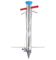 Machine à Planter, Semer et Repiquer Manuelle Portative en Acier Inoxydable pour Plants de Poivron, Tomate, Chou, Légumes et Riz