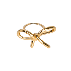 Fashion <b>Ring</b> 316L Stainless Steel PVD Gold Plating Sustainable Resistant Design For Women Men Unisex Jewelry - Product Image 2