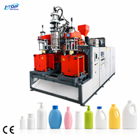 Máquina de Moldeo por Soplado de Botellas de Plástico Mini de 100 ml, 200 ml, 500 ml para Botellas de Jabón Líquido de PE y PP, Fabricación de Botellas de Cosméticos