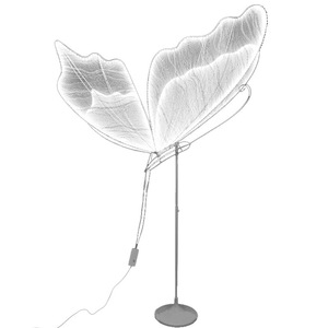 Ailes de papillon lumineuses, décoration de mariage, lumière LED décorative de luxe, support de papillon lumineux pour la décoration d'allée de mariage et de fête - Product Image 6