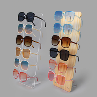 Usine Offre Spéciale personnalisé acrylique soleil verre présentoir support de verre d'affichage