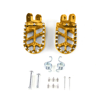 Pedal kaki motor, untuk Honda XR250/400/600R Kawasaki KLX250 off-road aksesoris modifikasi aluminium Aloi
