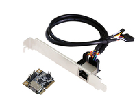 Adaptador de Tarjeta de Red Realtek 8111H Mini PCIe a Gigabit RJ45, Adaptador MPCIe a Ethernet de 1G