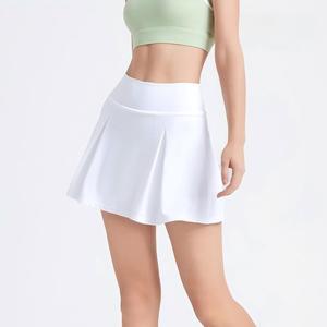 Falda de Tenis Plisada de Cintura Alta para Mujer con Bolsillos Laterales, Antitransparente, de Secado Rápido, Falda Deportiva Transpirable, Falda de Golf - Product Image 3