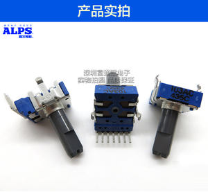 Japan ALPS RK14K123005V Volume Potentiometer 103AC A10K 25MM Belt <strong>Midpoint</strong> - Product Image 2