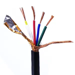Lead-Free Heat Resistant Electrical Cable UL2405 PVC Shield Braided Multi Core Copper Audio Cable