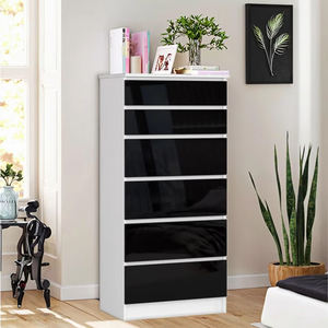 <span class=keywords><strong>Commode</strong></span> de rangement moderne à 6 tiroirs <span class=keywords><strong>en</strong></span> bois <span class=keywords><strong>massif</strong></span> blanc, écologique, pour chambre, salon ou entrepôt, à prix abordable - Product Image 4