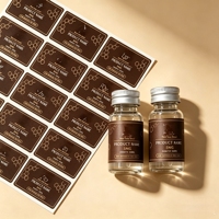 Étiquettes personnalisées en vinyle imperméable pour flacons de peptides, prix de gros, pour emballages de suppléments cosmétiques et de poudres de peptides de 2 ml et 10 ml