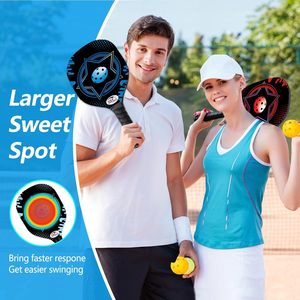 Juego de red de pickleball con palas, pelotas y bolsa de transporte, equipo de entrenamiento portátil para exteriores para principiantes y familias - Product Image 4
