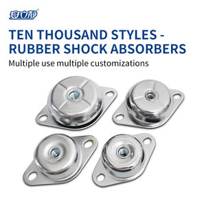 מכירת חיסול - רפידות בידוד רעידות בצורת פעמון מפלדה וגומי של Anlijing למדחסי אוויר מסדרת ALJ-33, בולם זעזועים למנועים, אחריות לשנה - Product Image 3