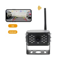 Oversea-caméra de recul sans fil, wi-fi, 1080/720P, numérique, Android/IOS, système infrarouge, LED, pour camion/van/semi-remorque