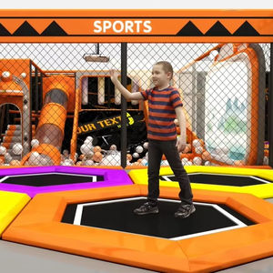 Equipo <span class=keywords><strong>de</strong></span> Juegos Interactivo para Interiores <span class=keywords><strong>con</strong></span> Divertida Área <span class=keywords><strong>de</strong></span> Juegos Suave, Tobogán Infantil y Piscina <span class=keywords><strong>de</strong></span> Pelotas para el Hogar, Centros Comerciales y Espacios Comerciales - Product Image 1