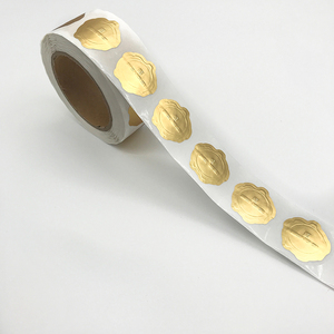 Nhà sản xuất in nhãn dán cuộn, ép kim vàng, logo 3D tùy chỉnh, thiết kế tự do, không cần keo dán - Product Image 6