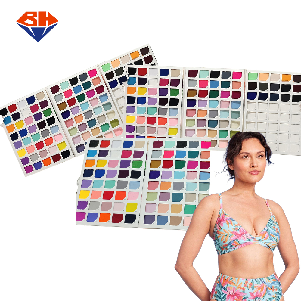 Professional Manufacture 4 Way Stretch Nylon Elastane Fabric Shiny Swimwear & Lingerie Waterproof Plain Style