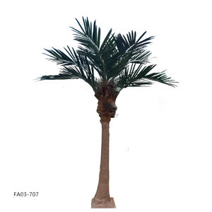 Grand cocotier artificiel en fibre de verre résistant aux UV personnalisable, palmier simulé pour la décoration de <span class=keywords><strong>villa</strong></span> d'hôtel - Product Image 3