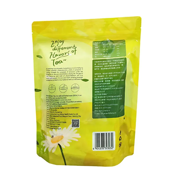 wholesale sachets powder chrysanthemum tea powder instant honey zhejiang hang white golden blooming tea